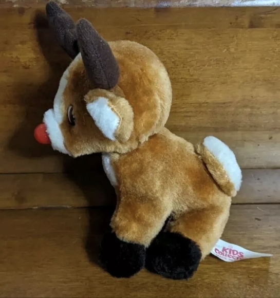 Vintage Rudolph the Red Nose Reindeer Holiday Christmas Plush Stuffed Animal - Picture 4 of 7